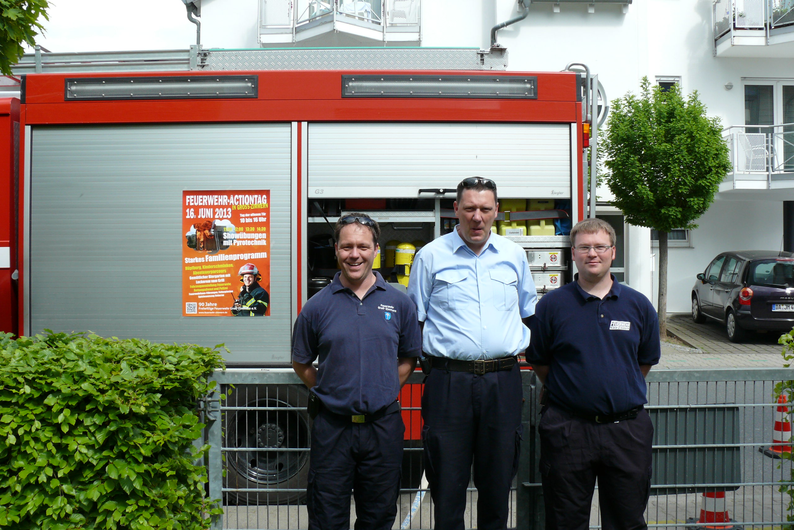 Jubiläum im Kindergarten - Die Feuerwehren der Gemeinde Groß-Zimmern