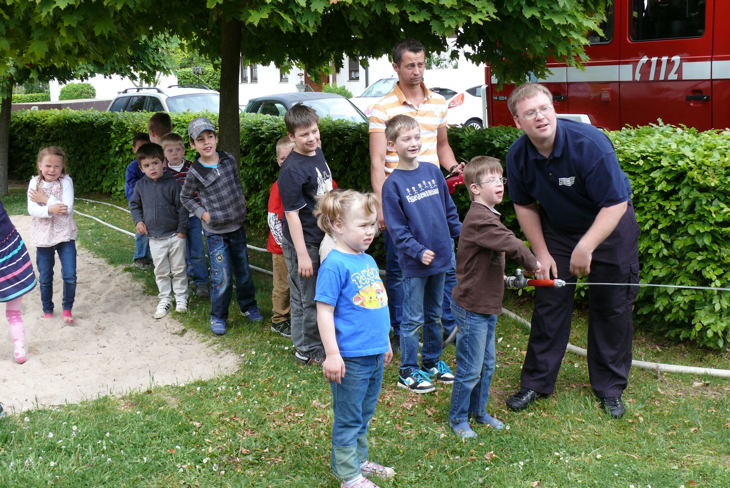 Jubiläum im Kindergarten - Die Feuerwehren der Gemeinde Groß-Zimmern