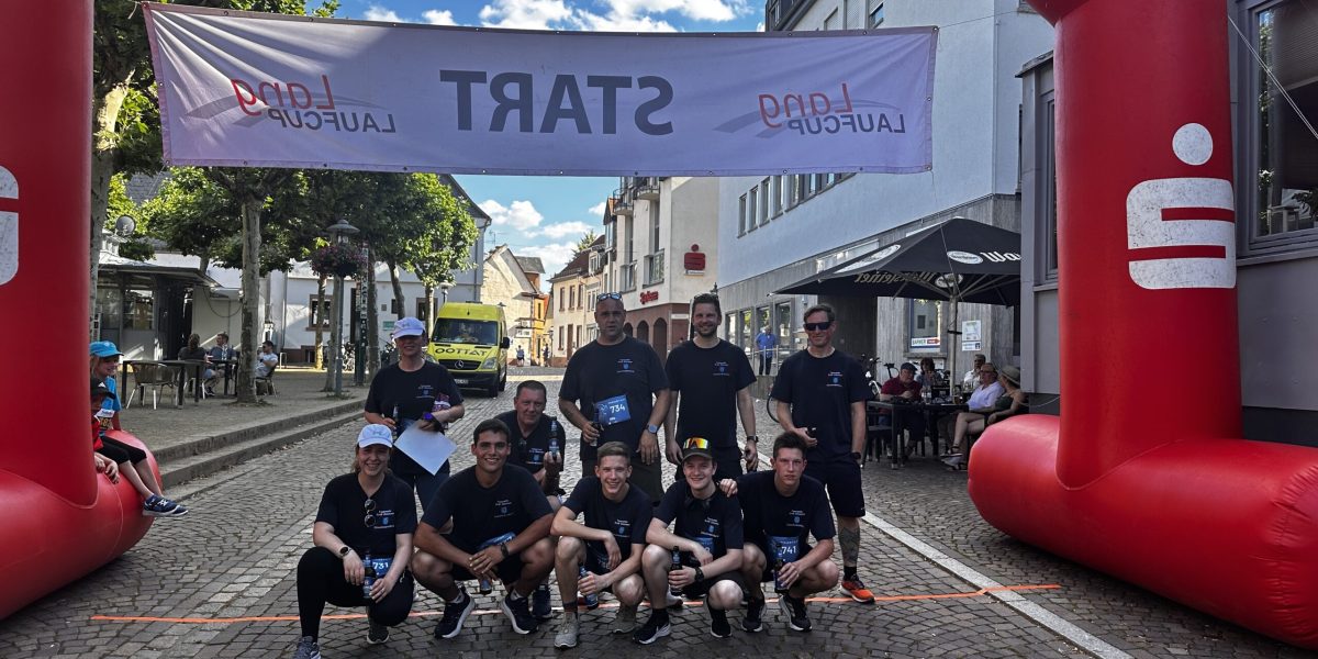 Gruppenfoto nach dem Lauf