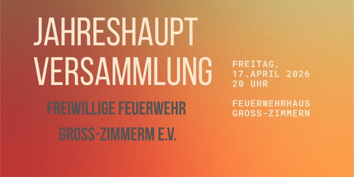 Migliederversammlung - 1